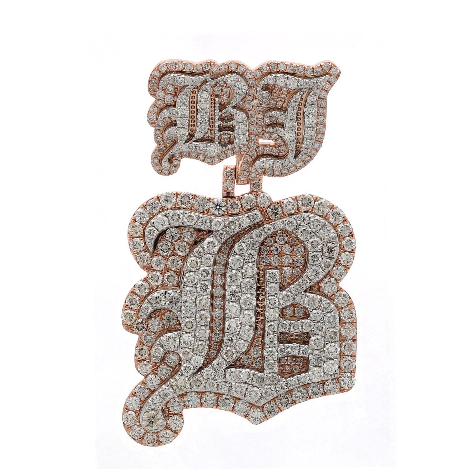 Custom diamond medallion